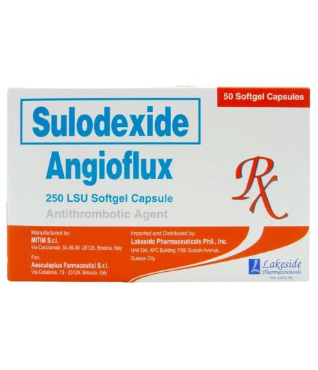 angioflux generic name|Sulodexide: Indication, Dosage, Side Effect, Precaution .